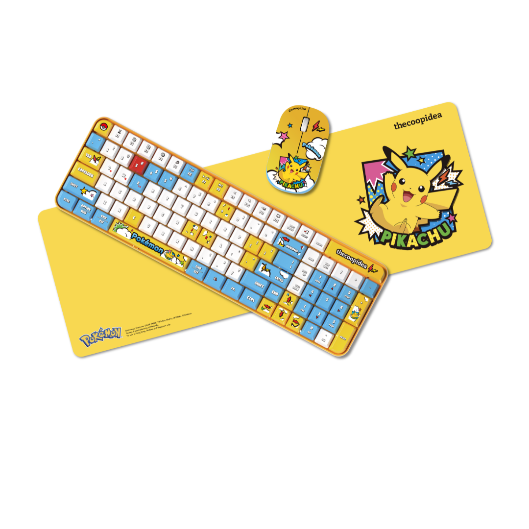 Pokémon Tappy Pro Wireless Keyboard and Mouse Set