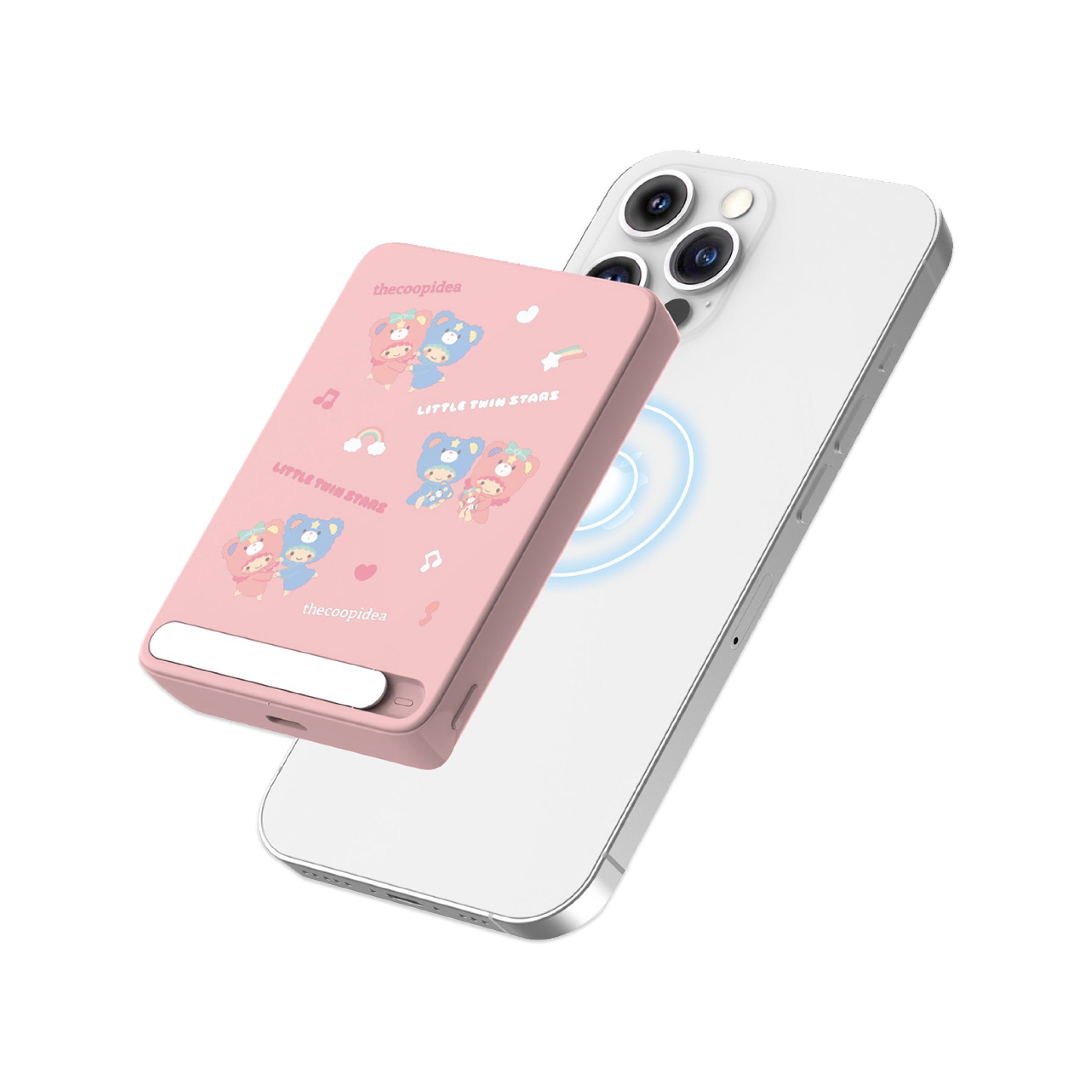 Sanrio STACK+ Magnetic Wireless Powerbank - Little Twin Stars