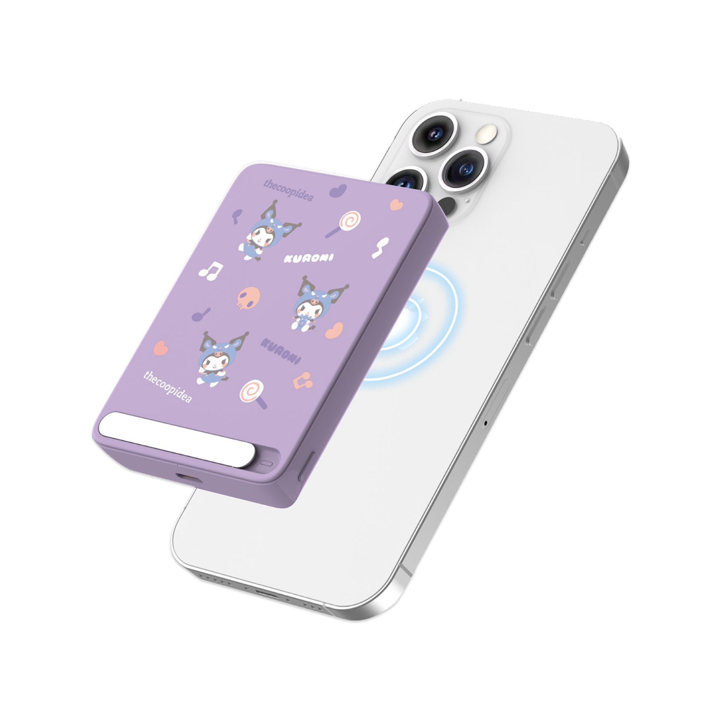 Sanrio STACK+ Magnetic Wireless Powerbank - Kuromi