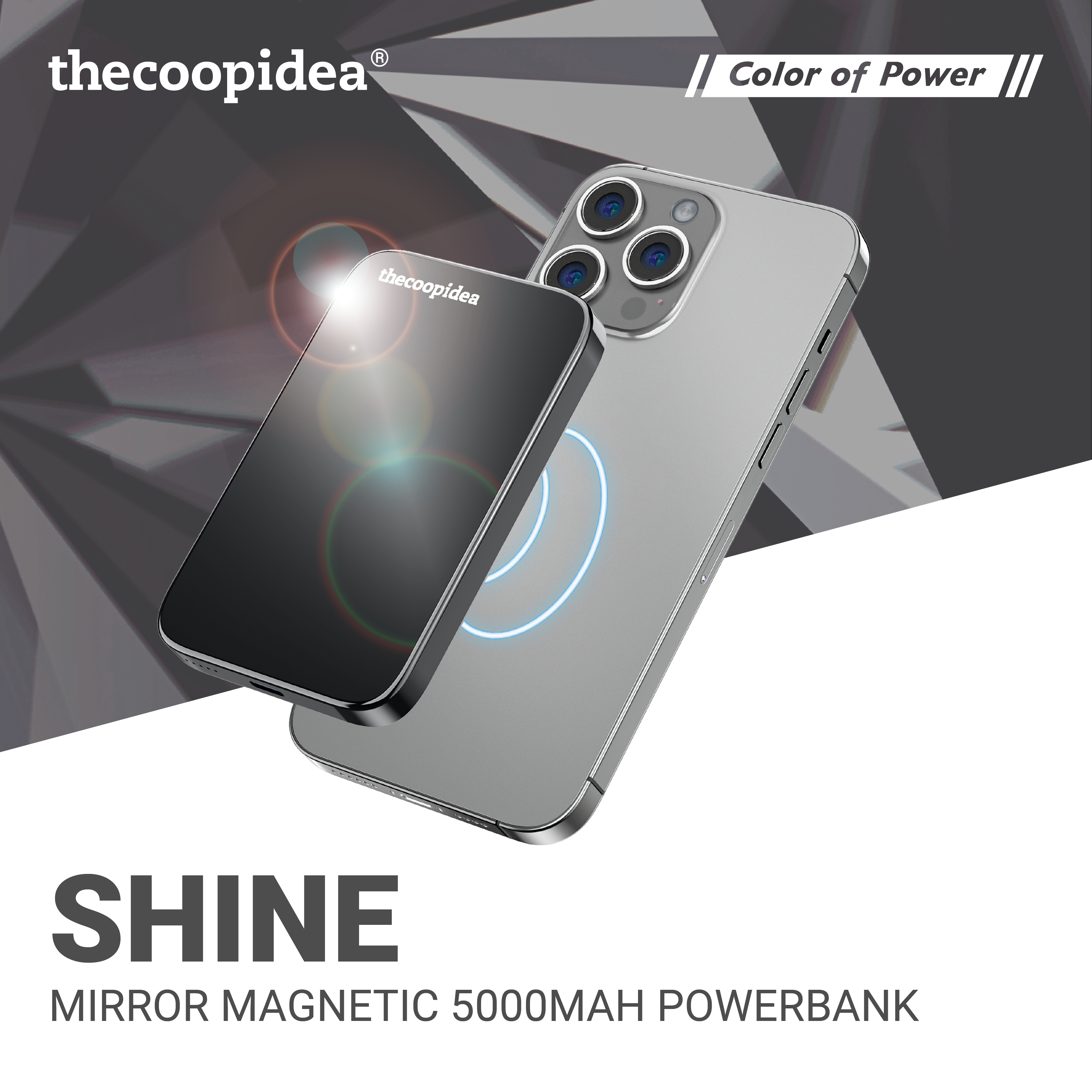 Shine Magnetic 5000mAh Powerbank