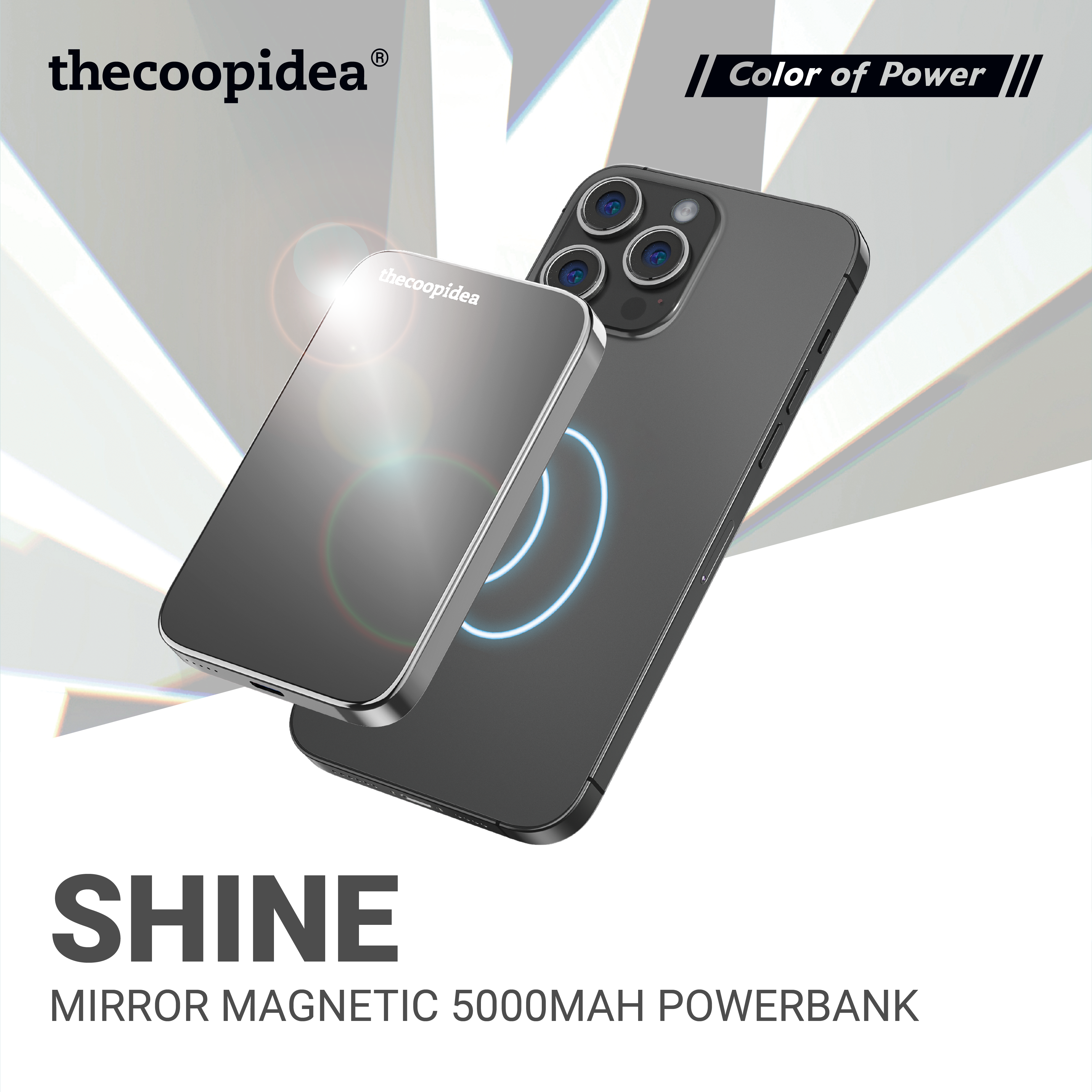 Shine Magnetic 5000mAh Powerbank