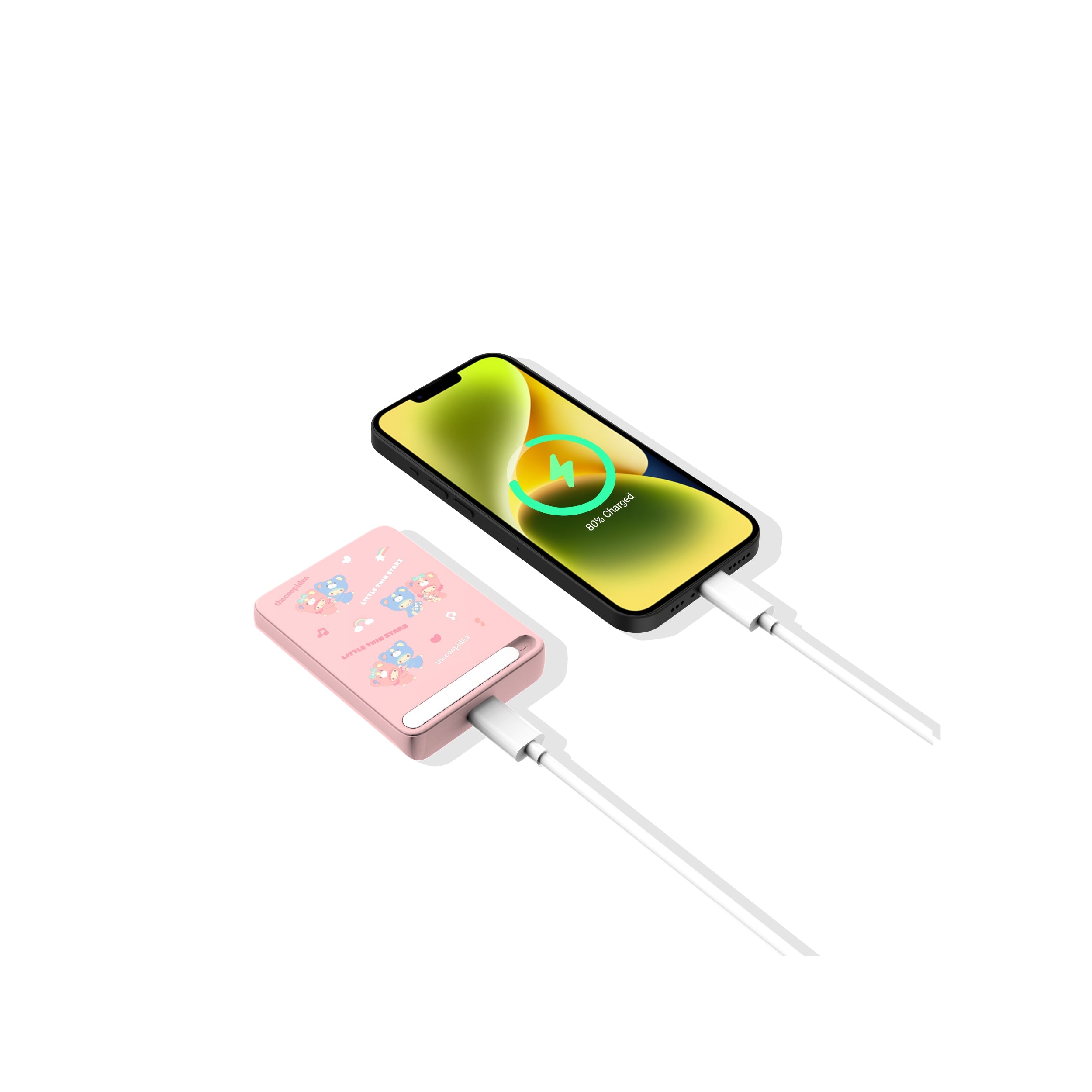 Sanrio STACK+ Magnetic Wireless Powerbank - Little Twin Stars