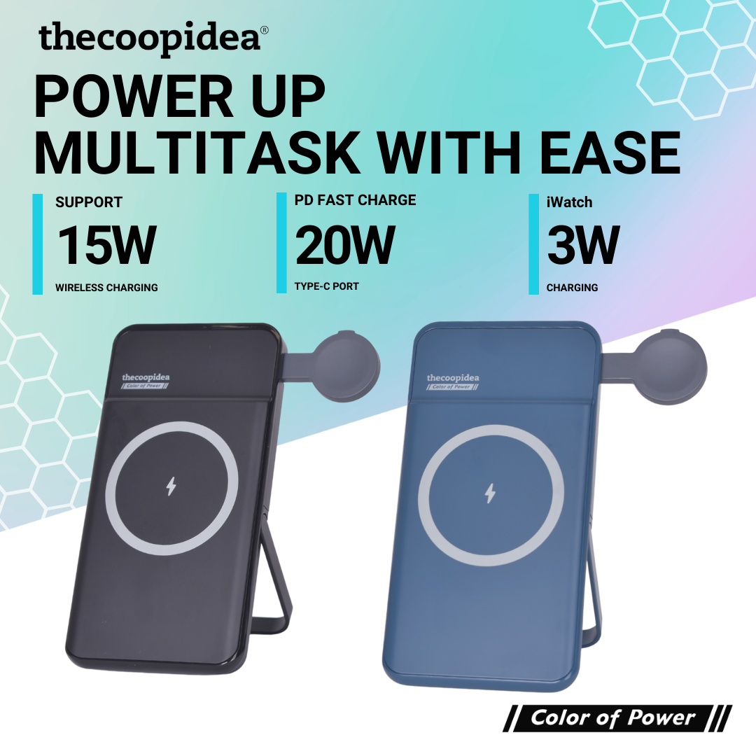 Pillar S 2 in 1 10000MAH Magnetic Powerbank