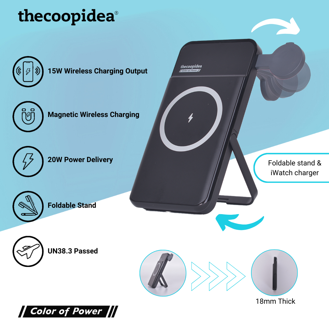 Pillar S 2 in 1 10000MAH Magnetic Powerbank