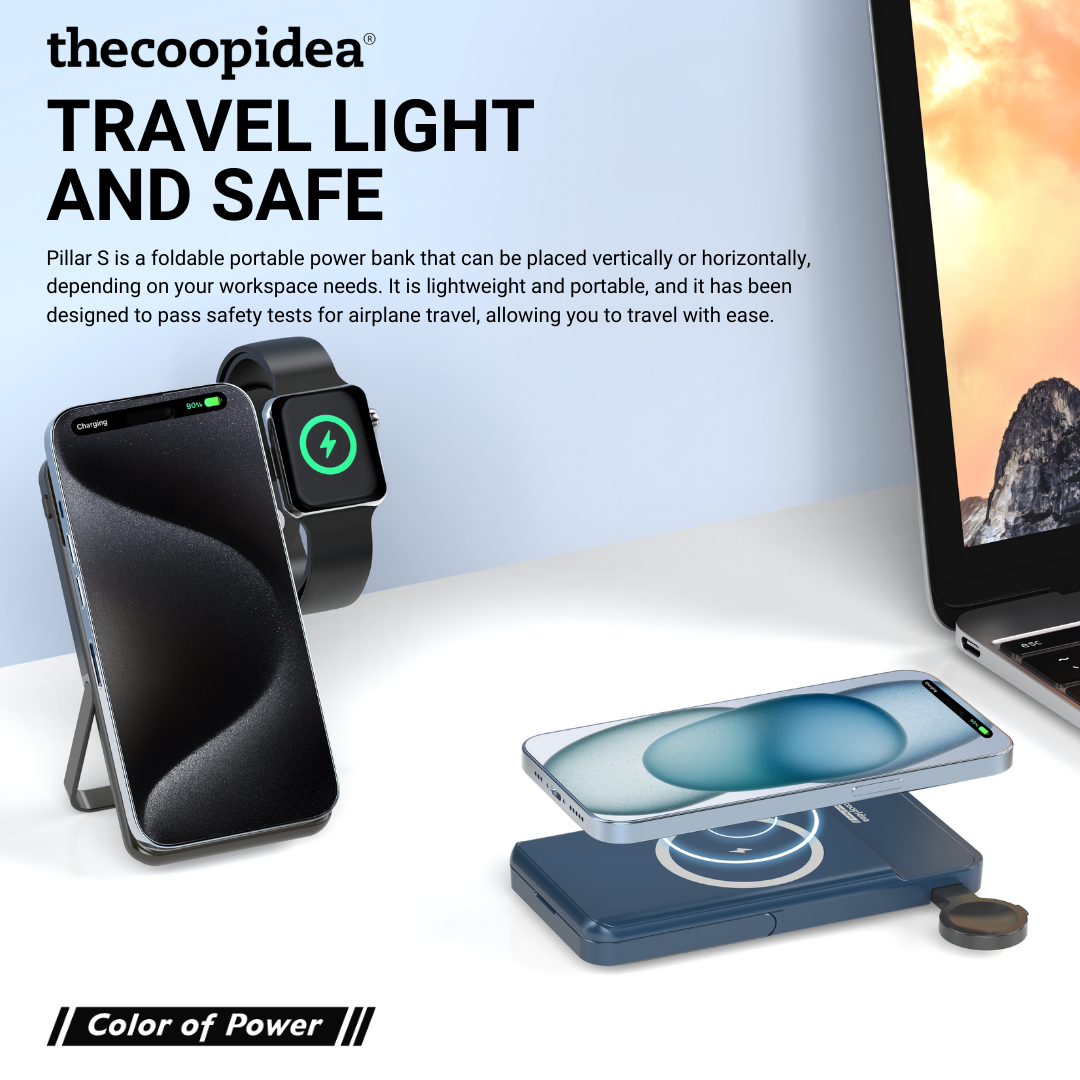 Pillar S 2 in 1 10000MAH Magnetic Powerbank