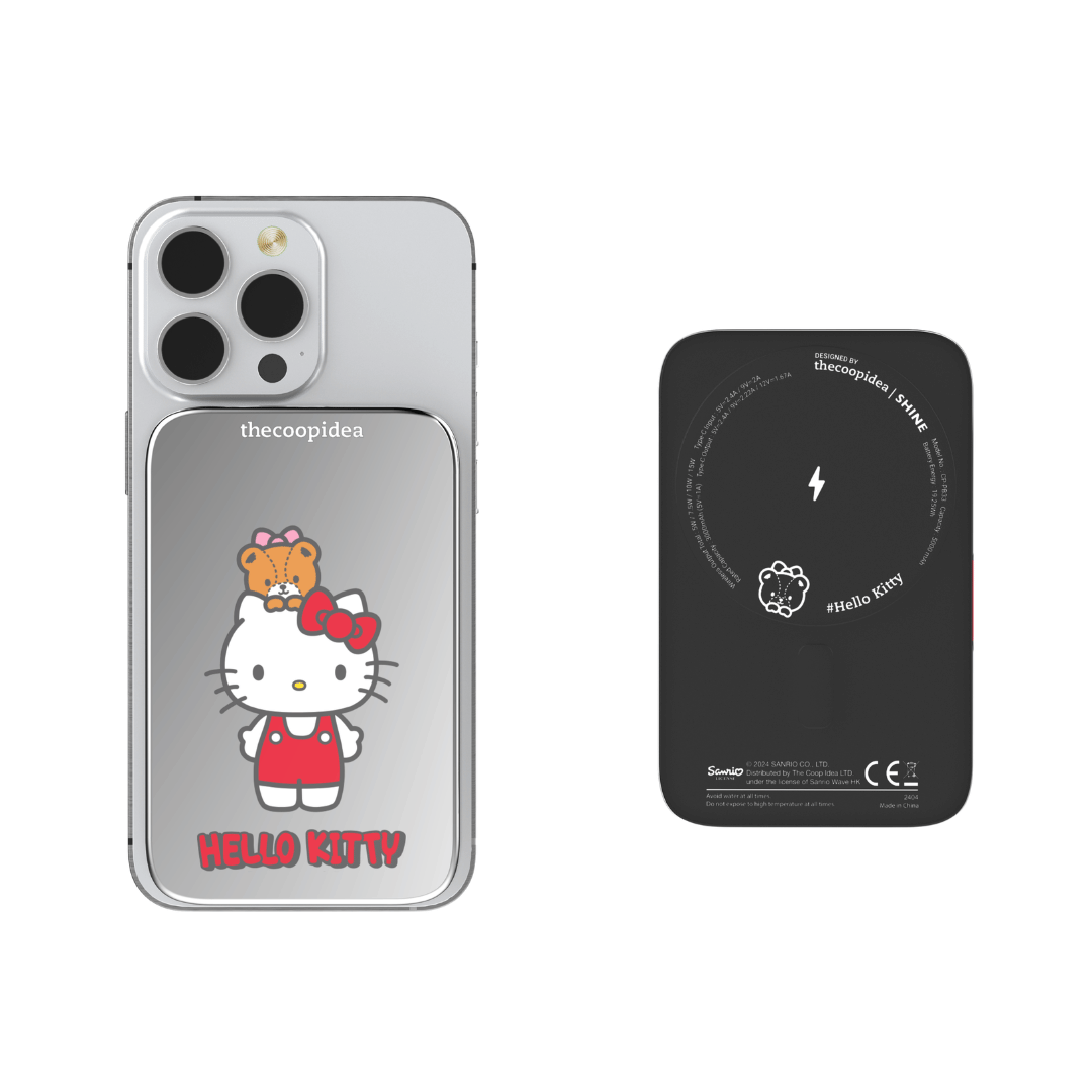 Sanrio Shine Magnetic 5000mAh Powerbank - Hello Kitty