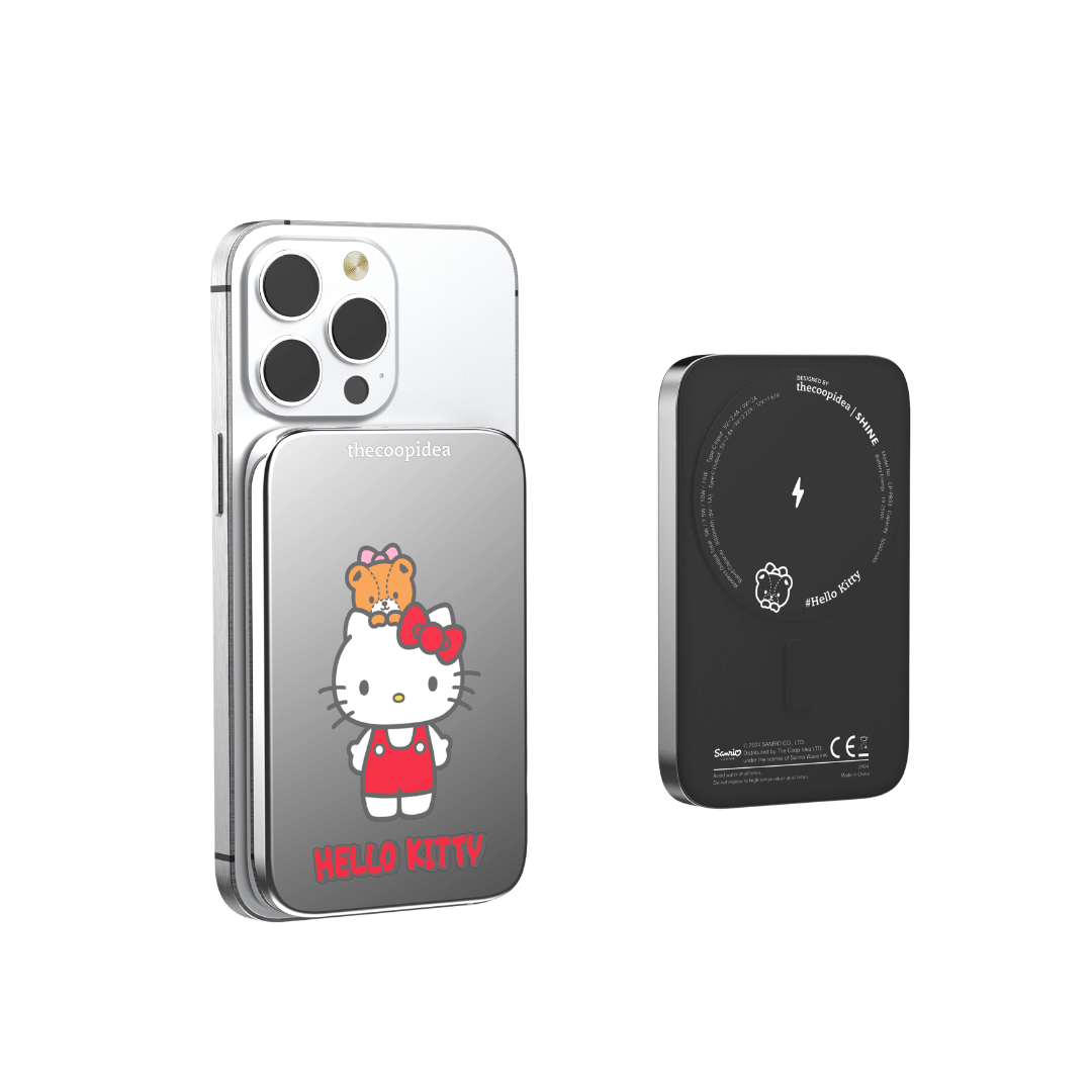 Sanrio Shine Magnetic 5000mAh Powerbank - Hello Kitty