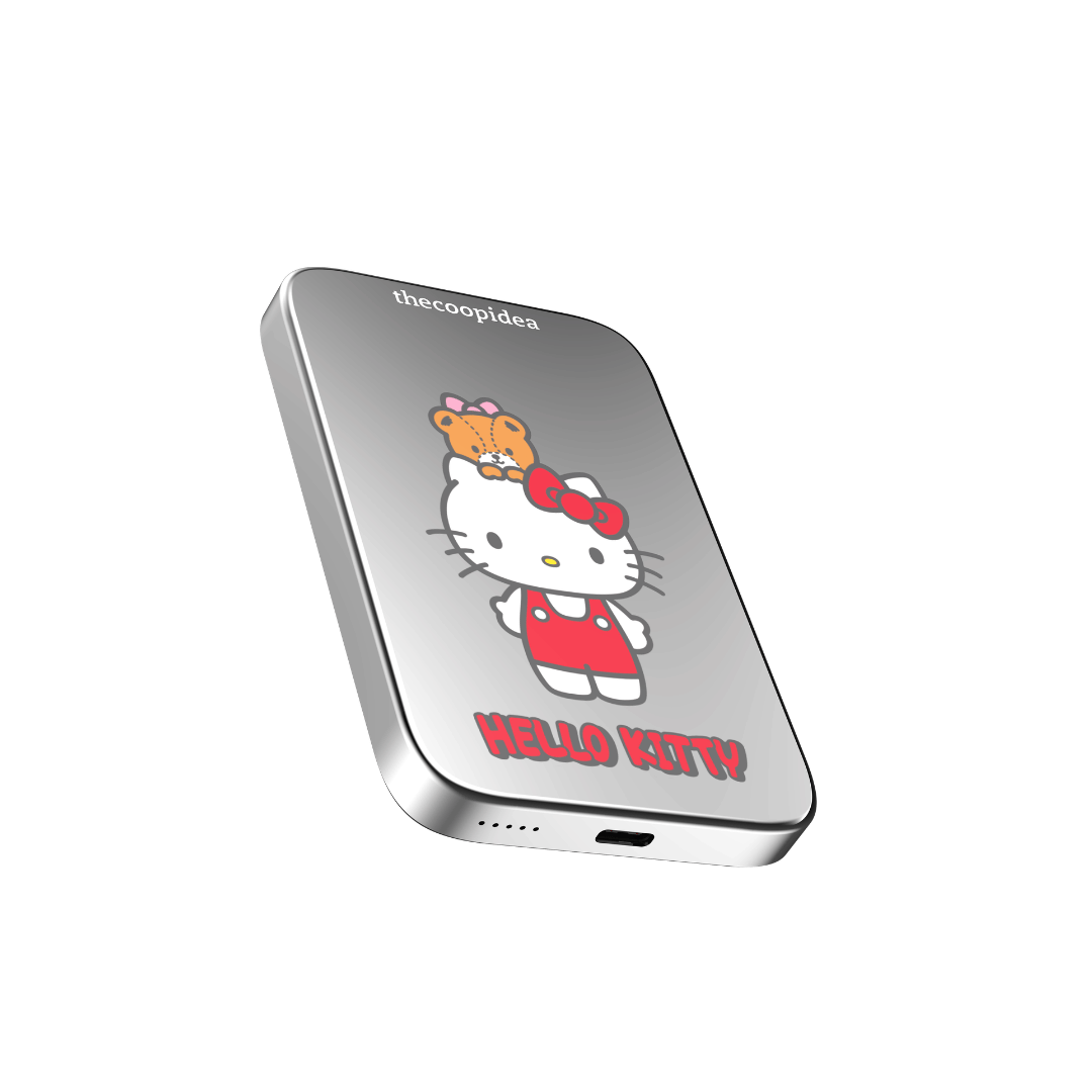 Sanrio Shine Magnetic 5000mAh Powerbank - Hello Kitty
