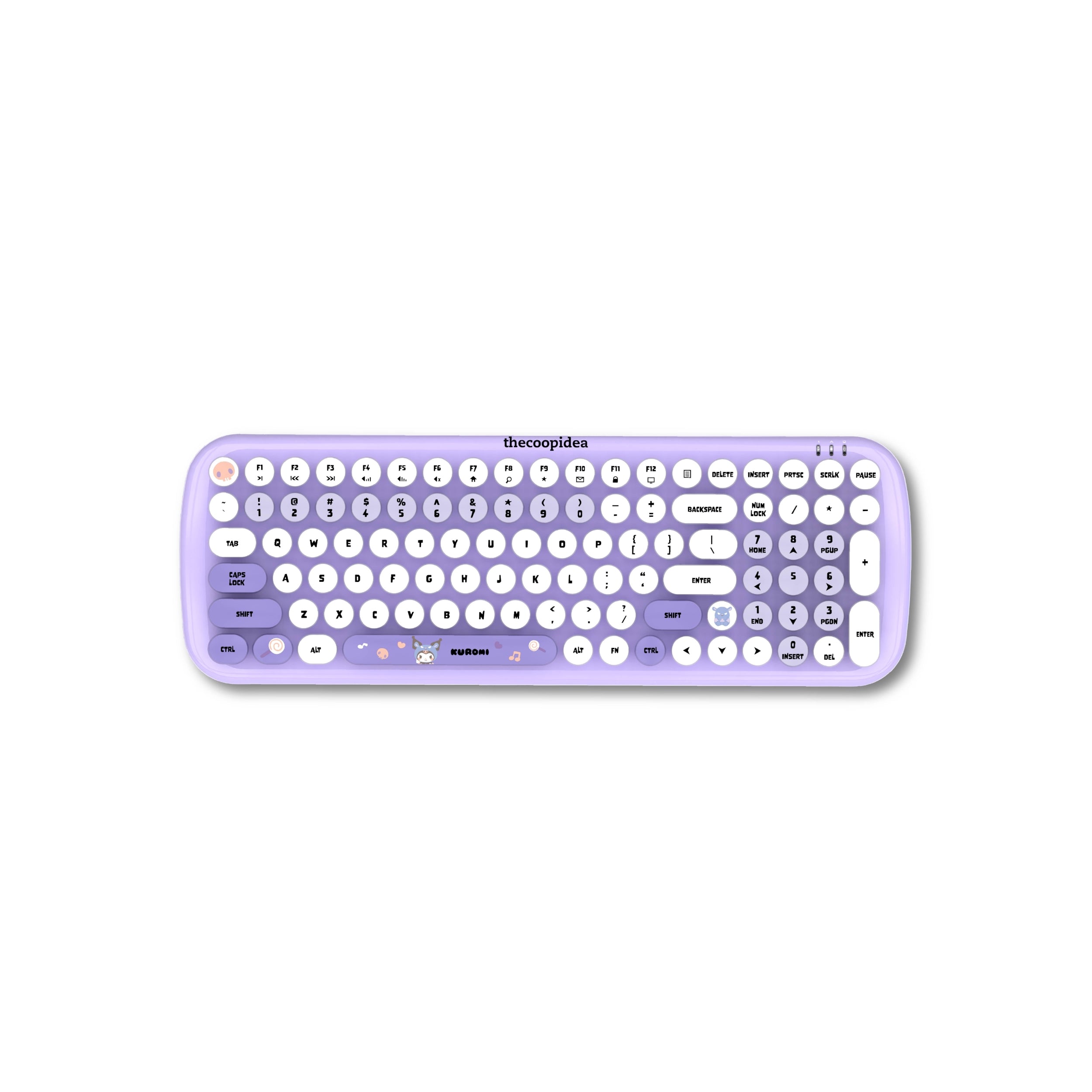 Sanrio TAPPY+ Wireless Keyboard & Mouse Set - Kuromi