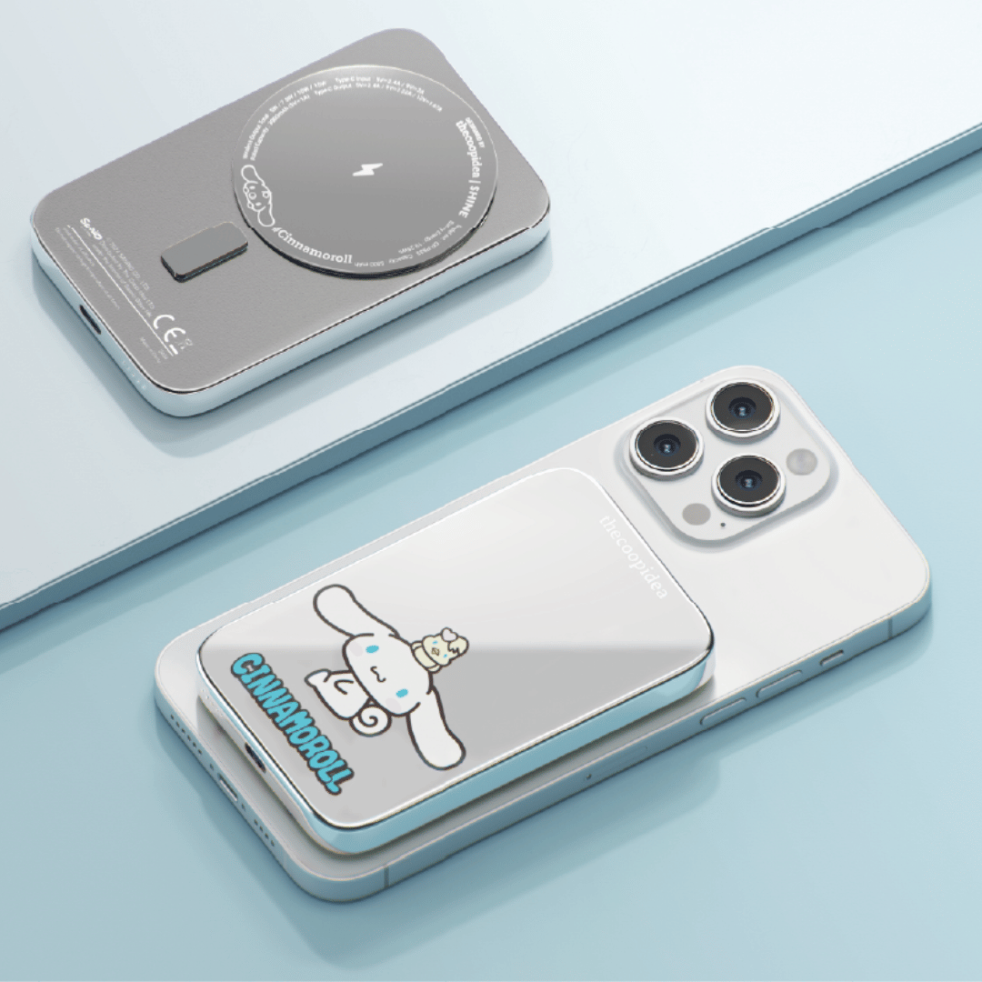 Sanrio Shine Magnetic 5000mAh Powerbank - Cinnamoroll