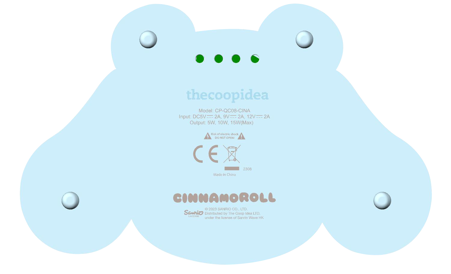 Sanrio PALLET Fast Wireless Charging Pad - Cinnamoroll