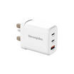 GaN BLOCK 65W - 3 Ports PD+QC Fast Charge Adapter