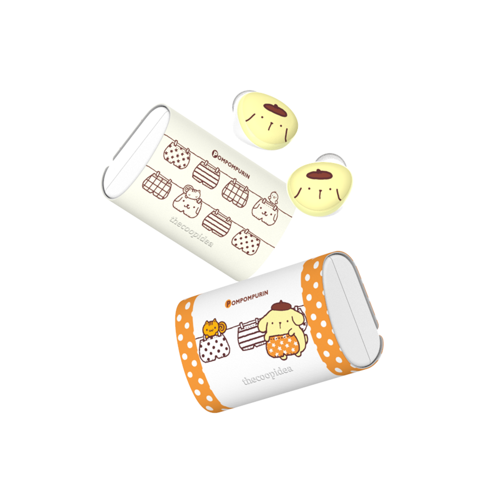 Sanrio BEANS+ True Wireless Earbuds - Pompompurin