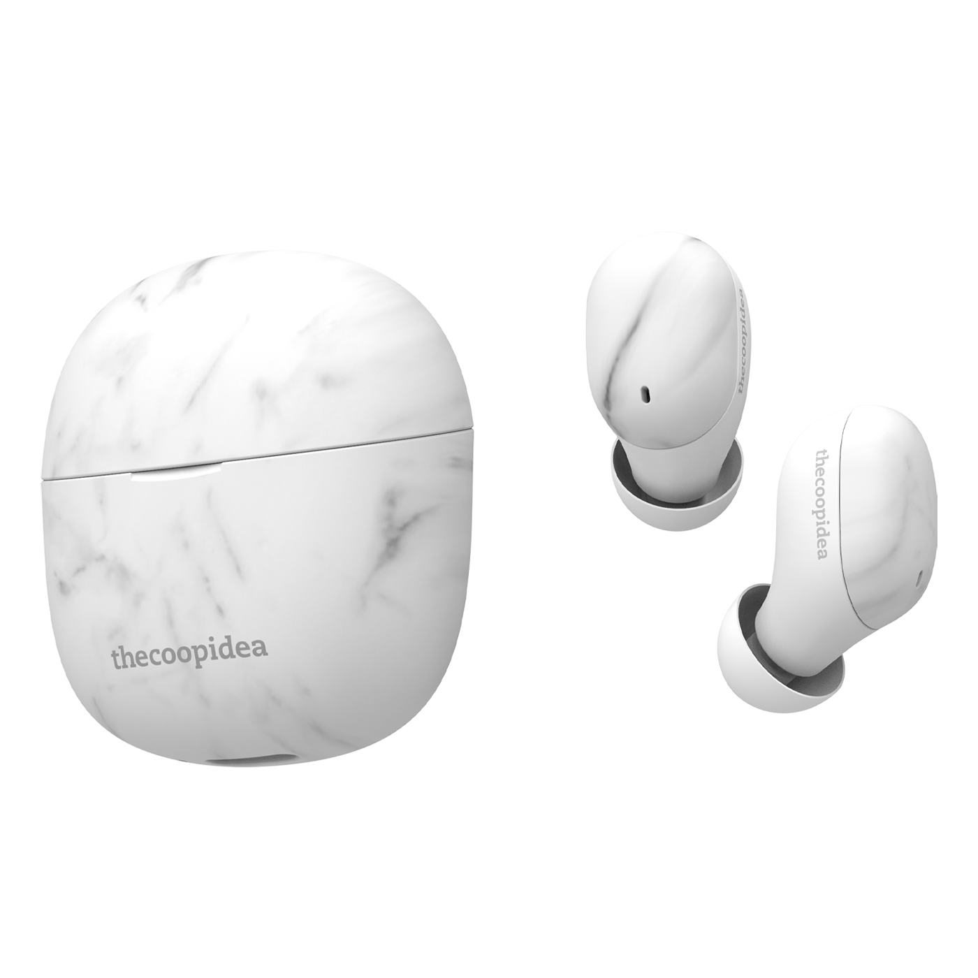 thecoopidea BEANS AIR True Wireless Earbuds - WhiteMarble