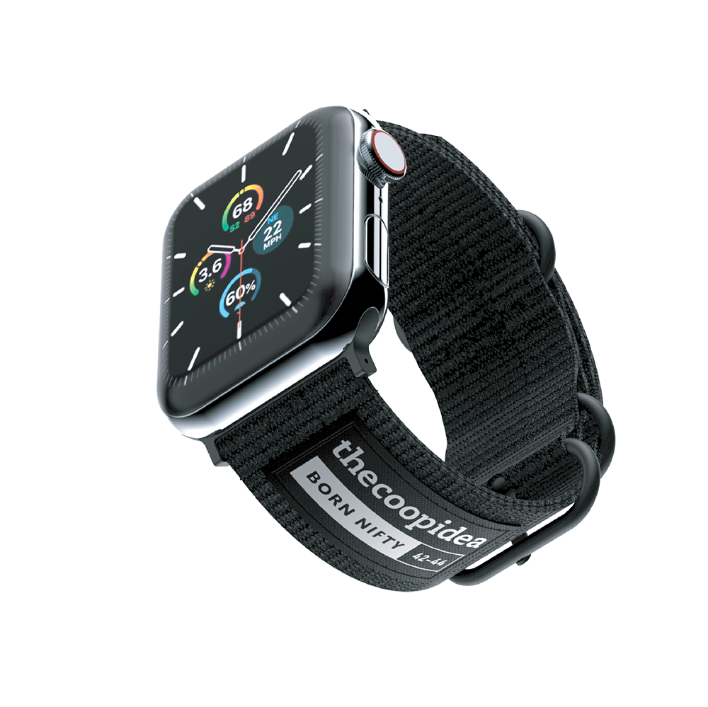 thecoopidea - BELT - Durable Nato Apple Watch Straps - Black