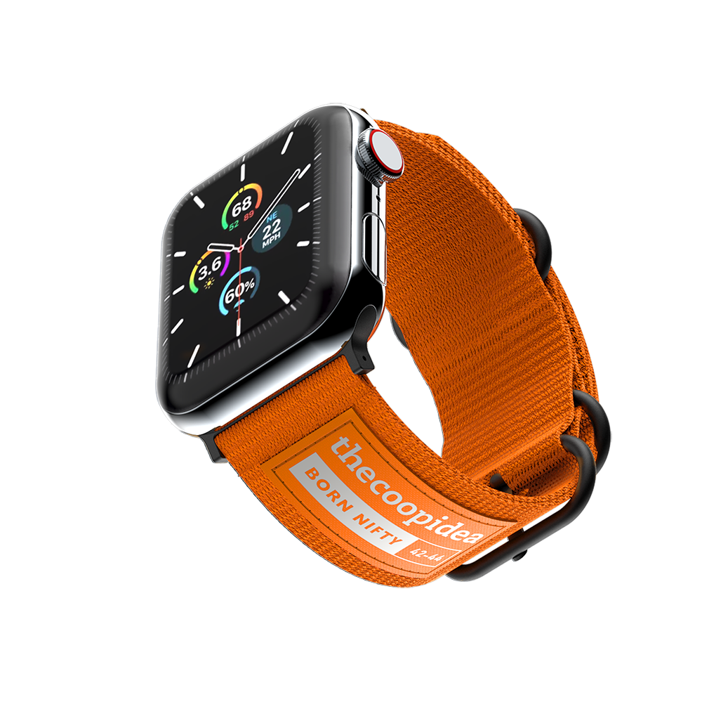 thecoopidea - Durable Nato Apple Watch Straps - Orange