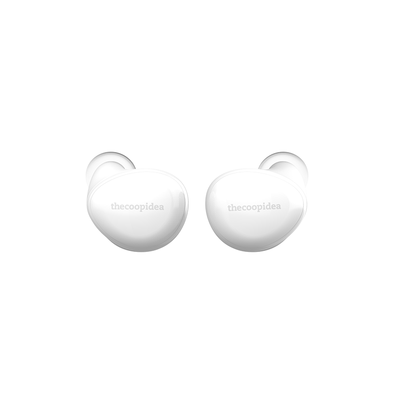 thecoopidea - BEANS+ True Wireless Earbuds - White