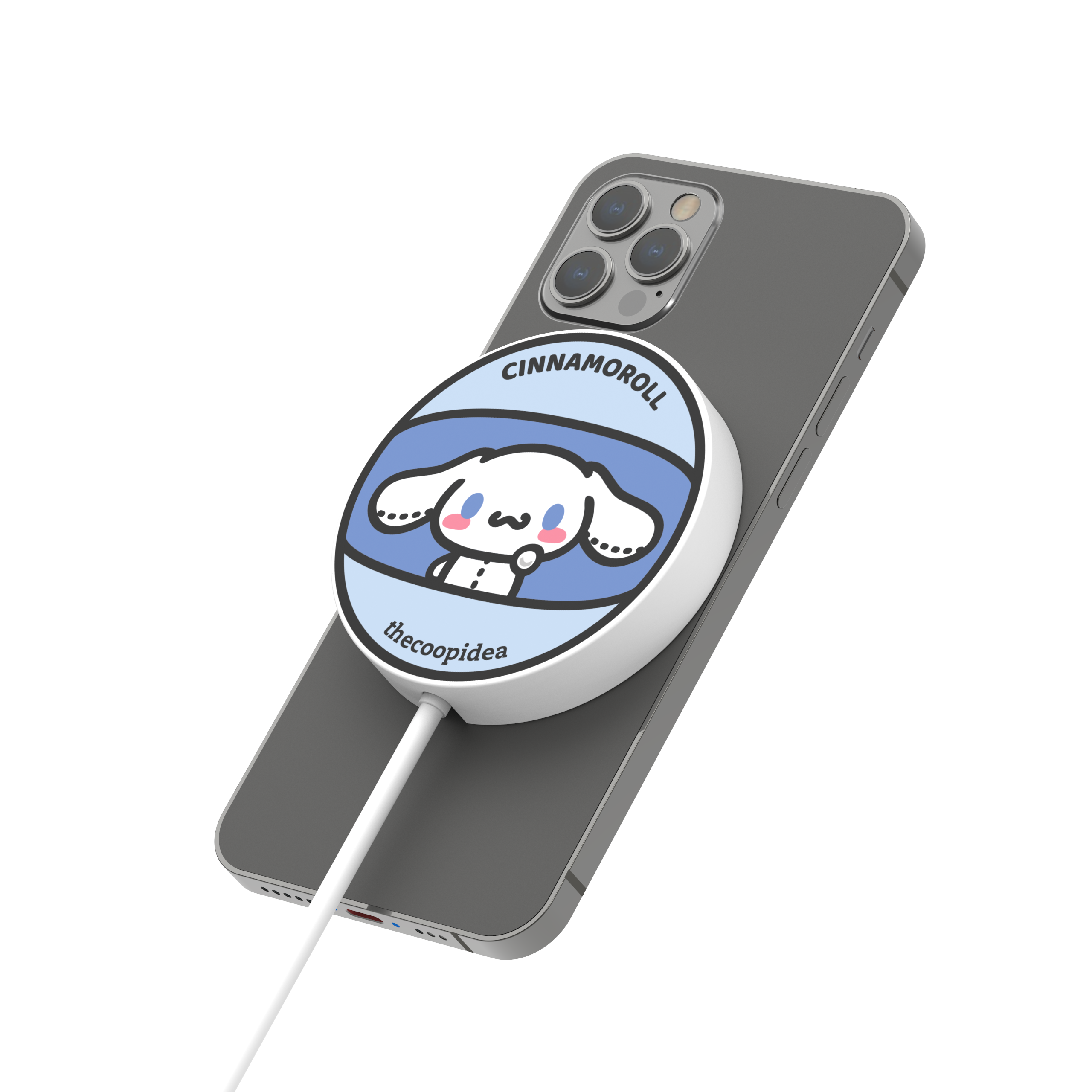 Sanrio GACHA Magnetic Charging Pad - Cinnamoroll