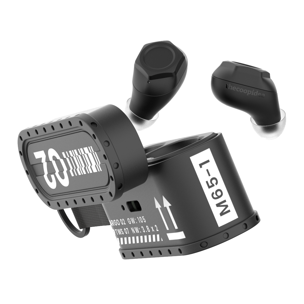 thecoopidea - CARGO 02 True Wireless Earbuds- MattBlack