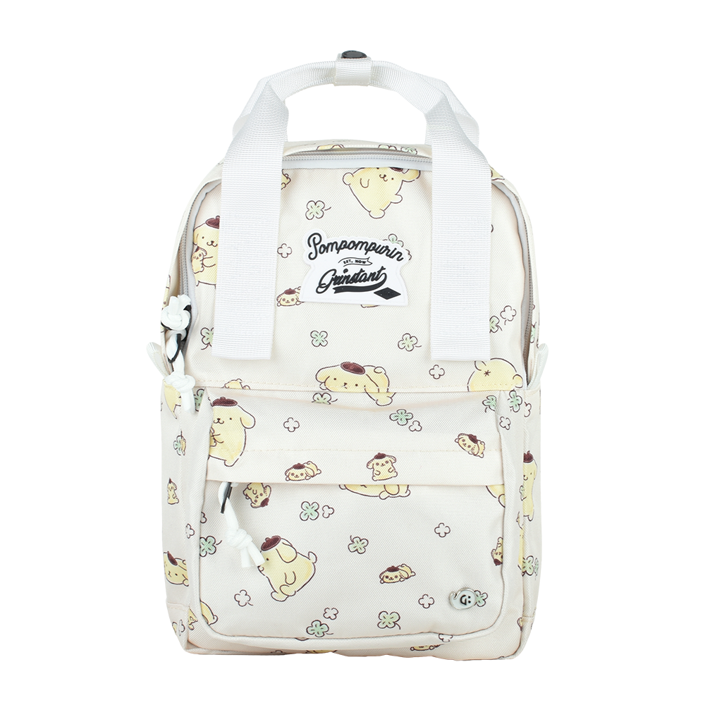 Grinstant x Sanrio Edition - CARA 9.7" Mini Backpack in Pompompurin Overprint
