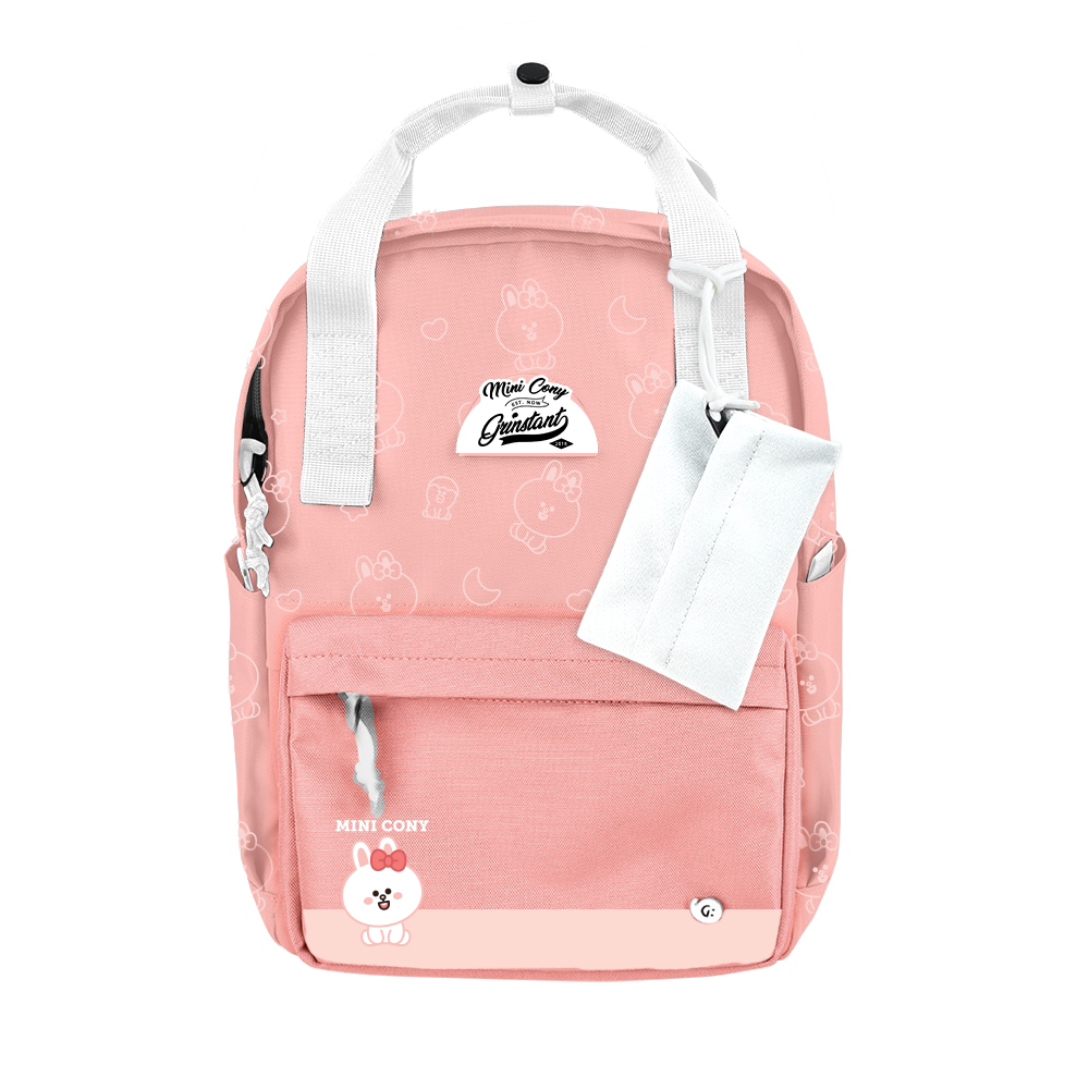 LINE FRIENDS MEETS Grinstant CARA 13 BACKPACK MINI CONY OVERPRINT E