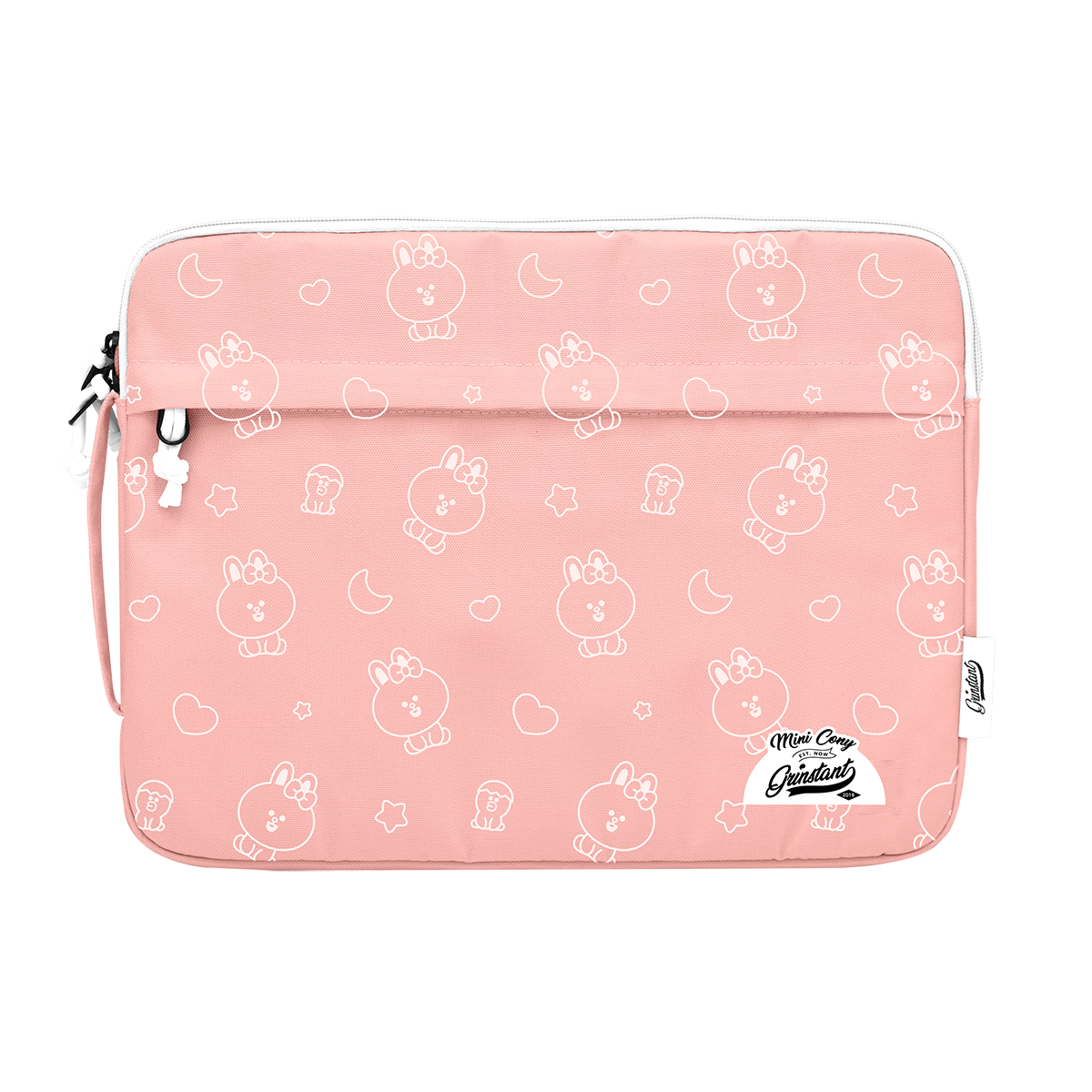 LINE FRIENDS MEETS Grinstant 13.3” Laptop Sleeve in MINI CONY Overprint