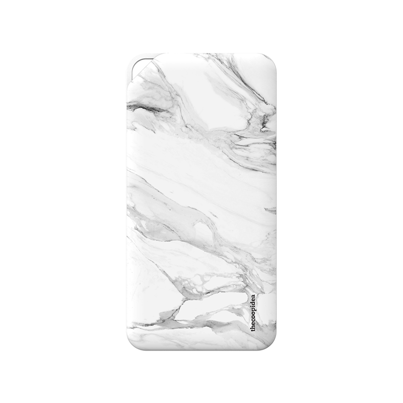 thecoopidea - PLANK PD 10000mAh Powerbank - Marble White