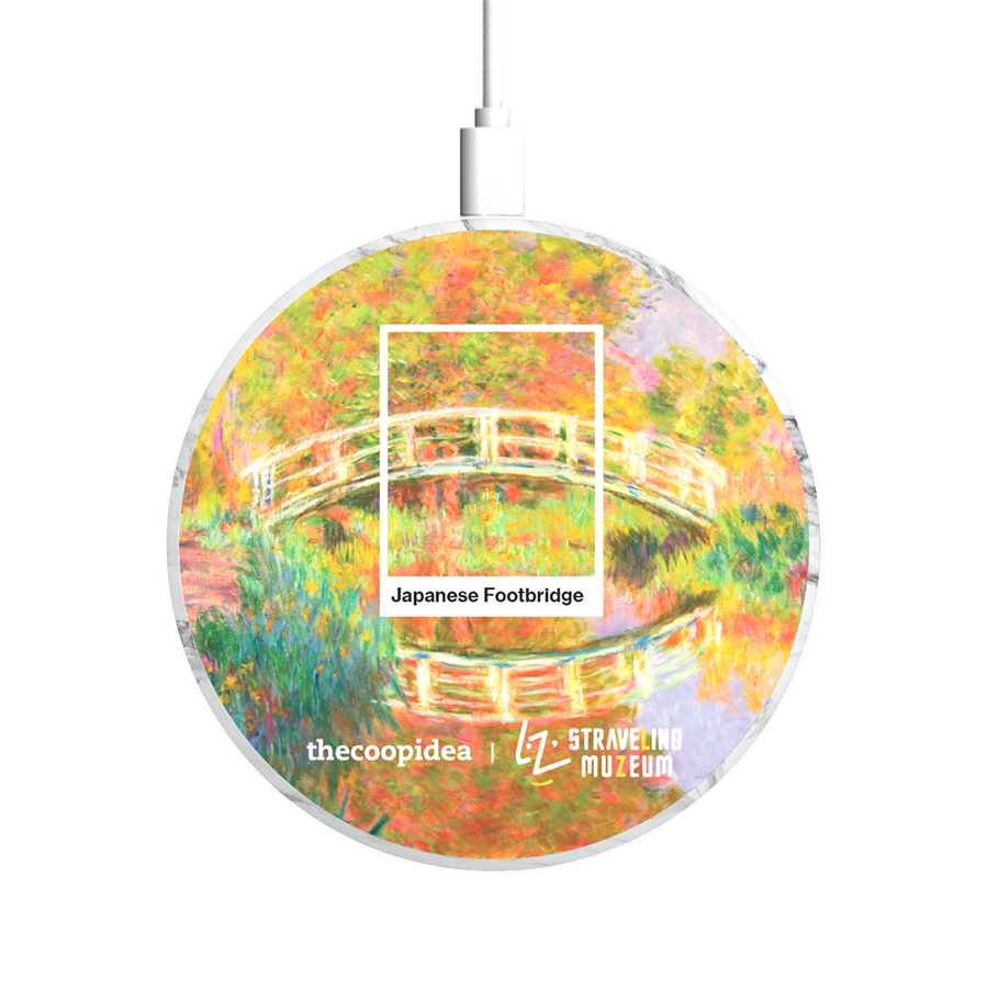 COOP FAIR Edition Wireless Charging Pad - Monet Japanese Footbridge