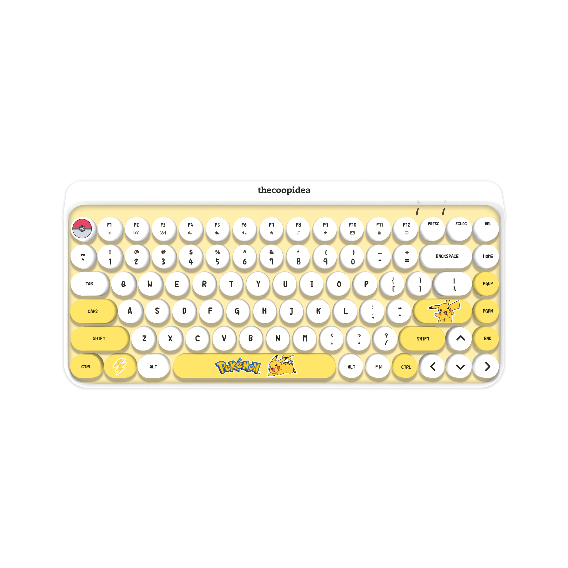 Pokémon TAPPY Wireless Keyboard & Mouse Set - Pikachu