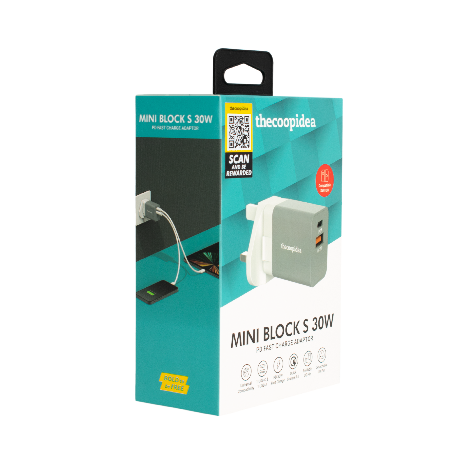 MINI BLOCK S 30W - PD Fast Charge Adaptor