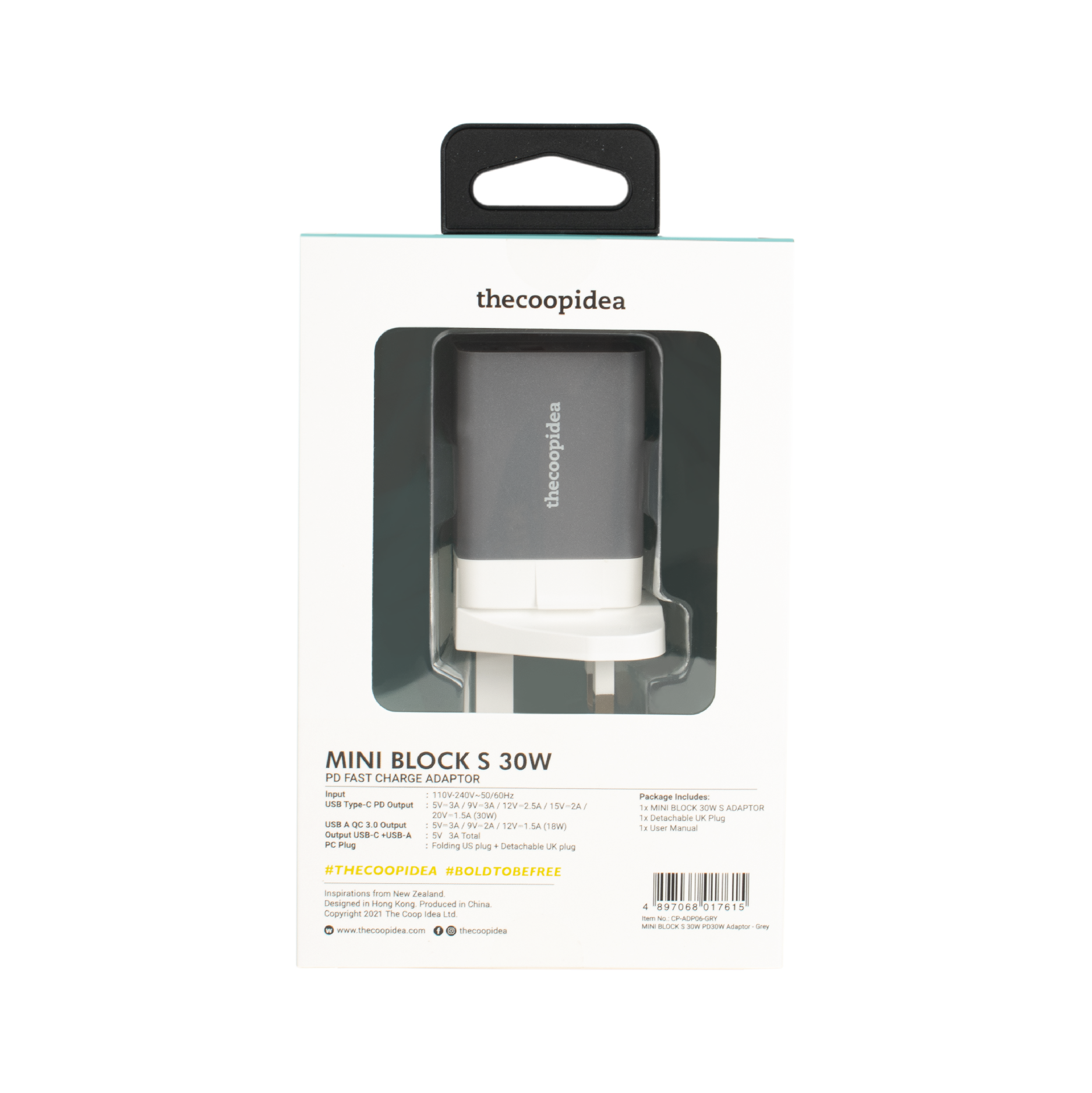 MINI BLOCK S 30W - PD Fast Charge Adaptor