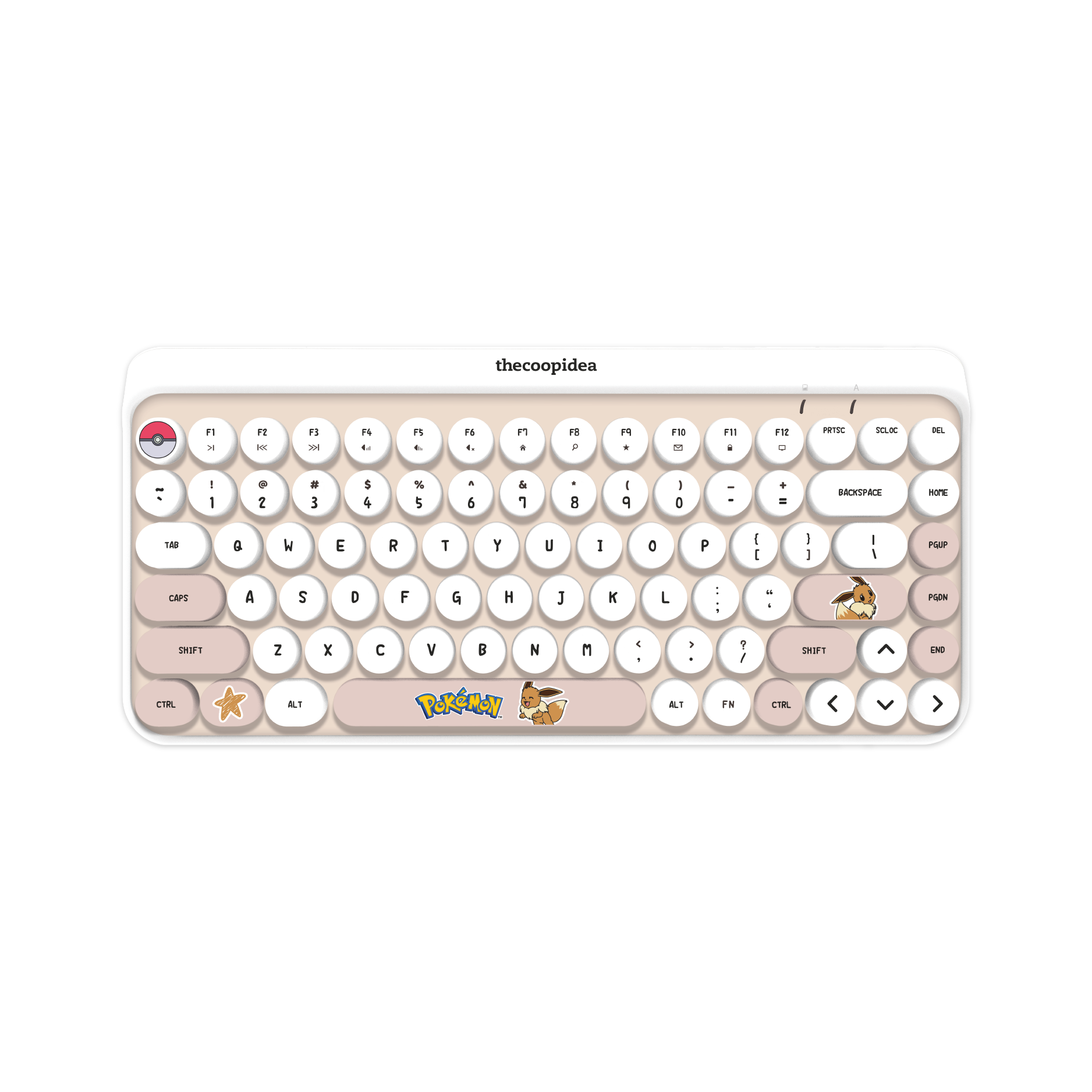 Pokémon TAPPY Wireless Keyboard & Mouse Set - Eevee