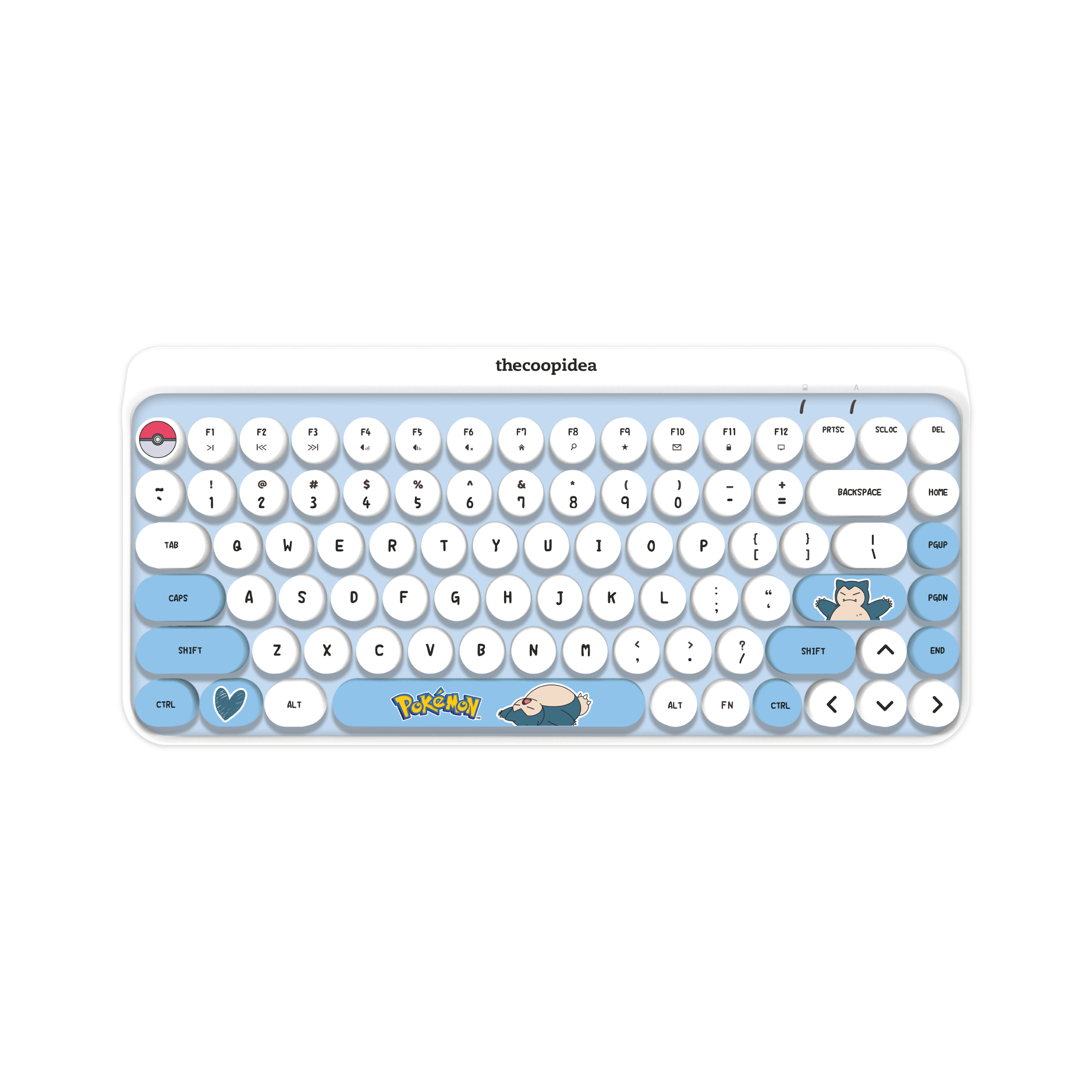 Pokémon TAPPY Wireless Keyboard & Mouse Set - Snorlax