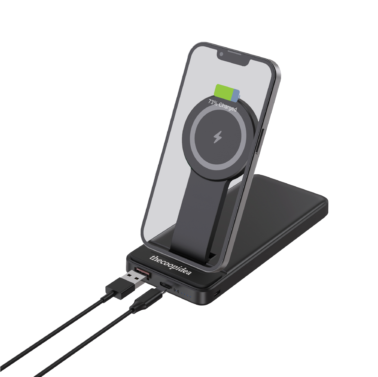 PILLAR 10000mAh Wireless Magnetic Stand Powerbank