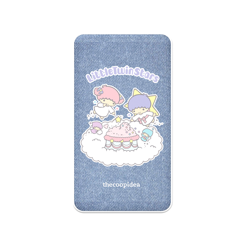 thecoopidea - Sanrio Wireless Charging 6000mAh Powerbank  - Little Twin Stars