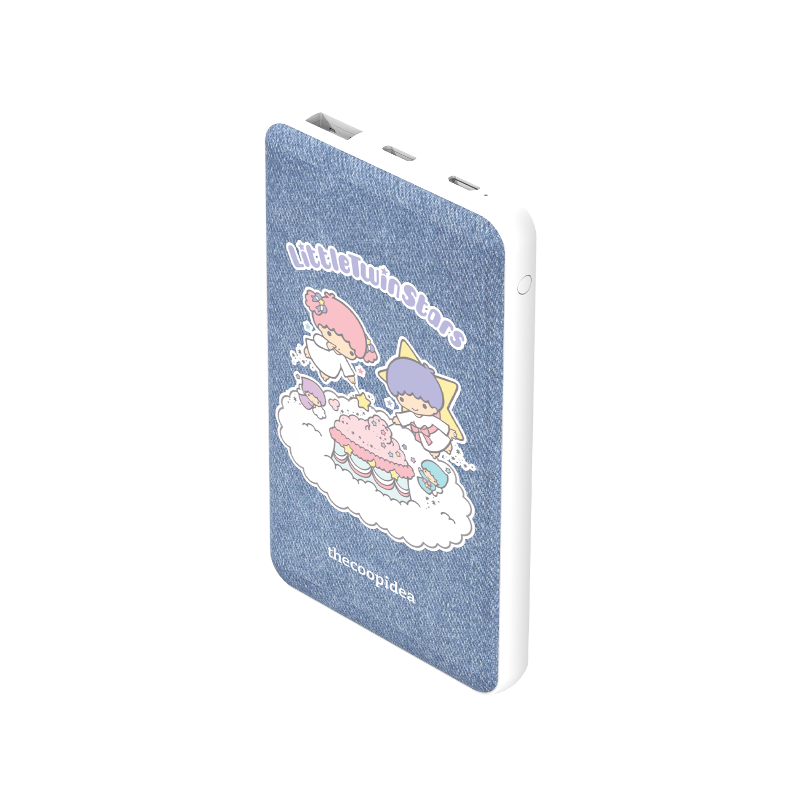thecoopidea - Sanrio Wireless Charging 6000mAh Powerbank  - Little Twin Stars