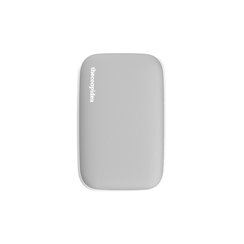 GUMMY PLUS - Dual Output 10000mAh Powerbank - grey