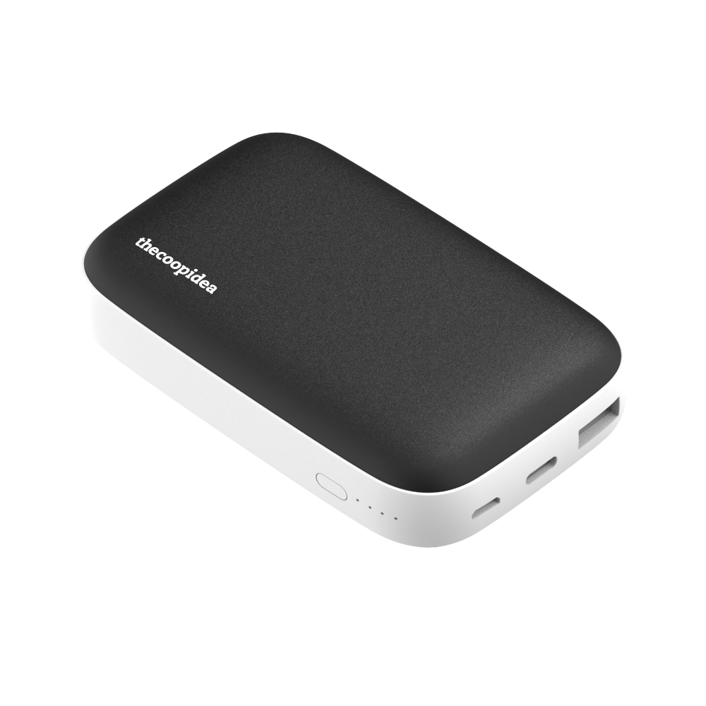 GUMMY PLUS - Dual Output 10000mAh Powerbank - black