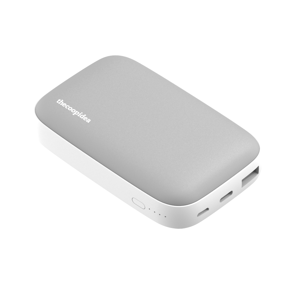 GUMMY PLUS - Dual Output 10000mAh Powerbank - grey
