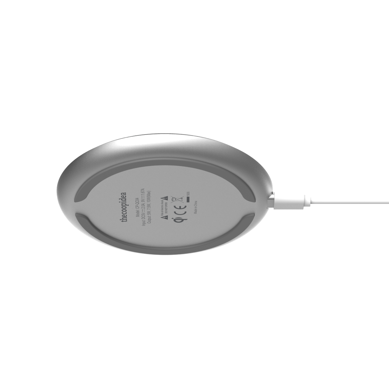 thecoopidea - MOON - Marble Black Wireless Charging Pad