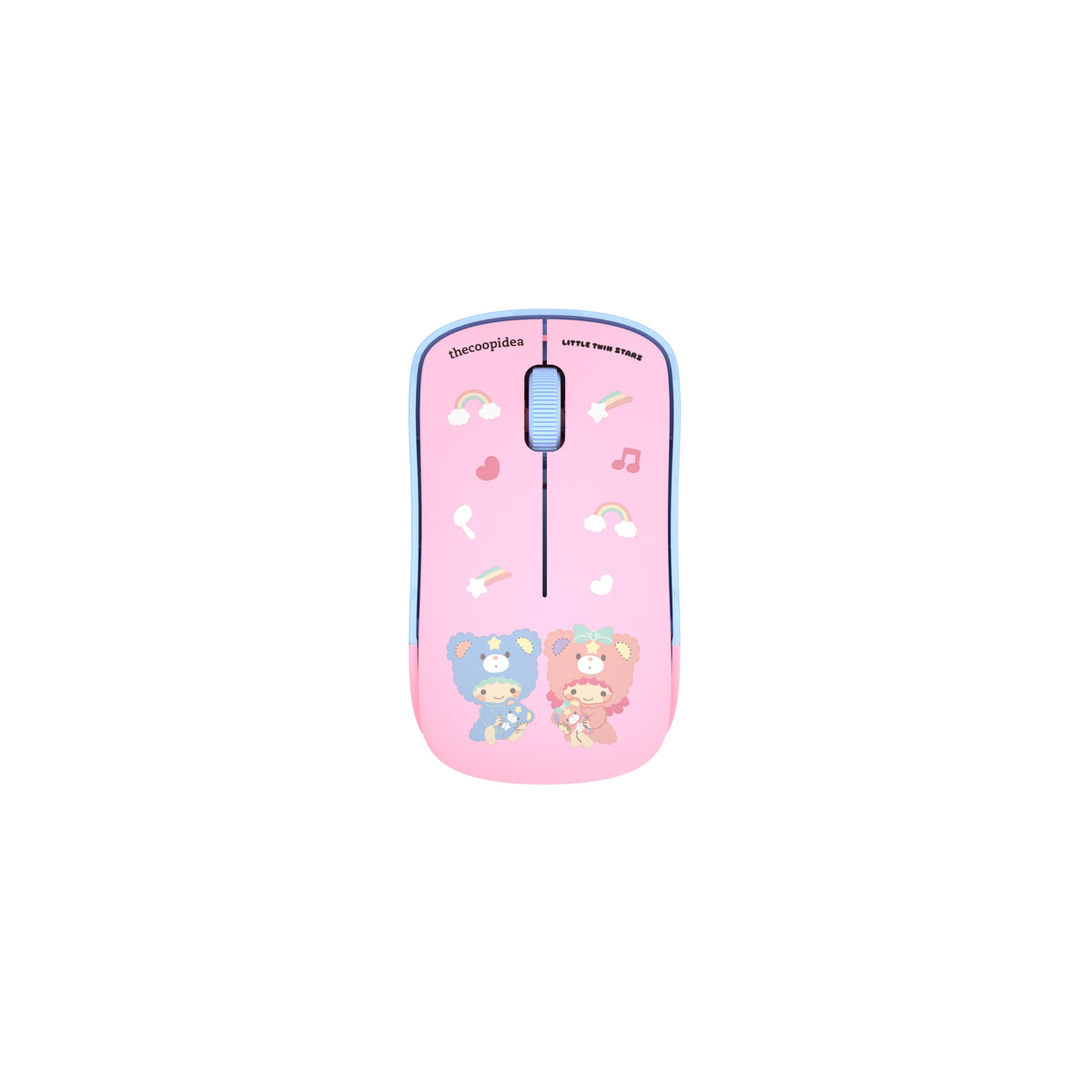 Led Clicky Pink Mouse Sanrio CLICKY Bluetooth Mouse - Little Twin Stars