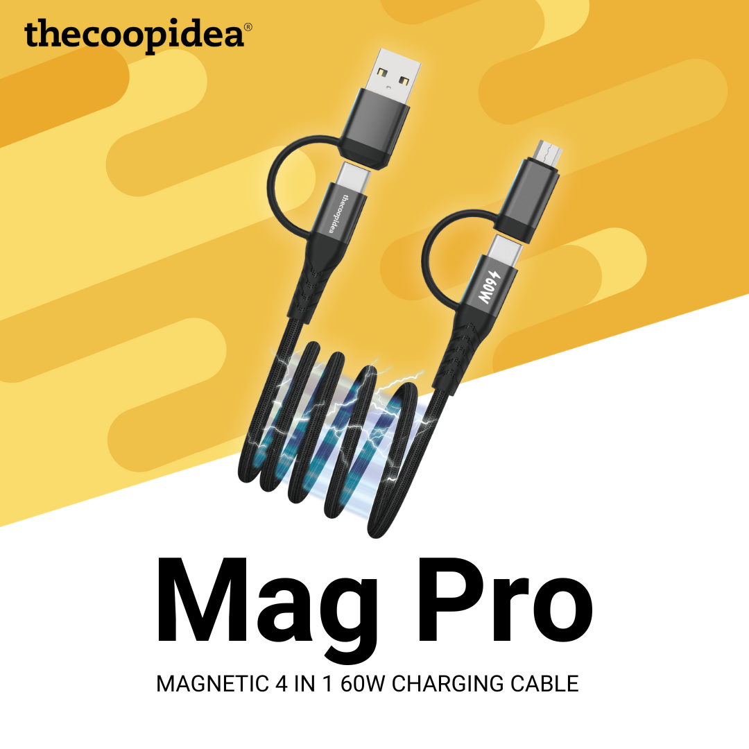 Mag Pro - 1.2m Magnetic 4 in 1 Cable