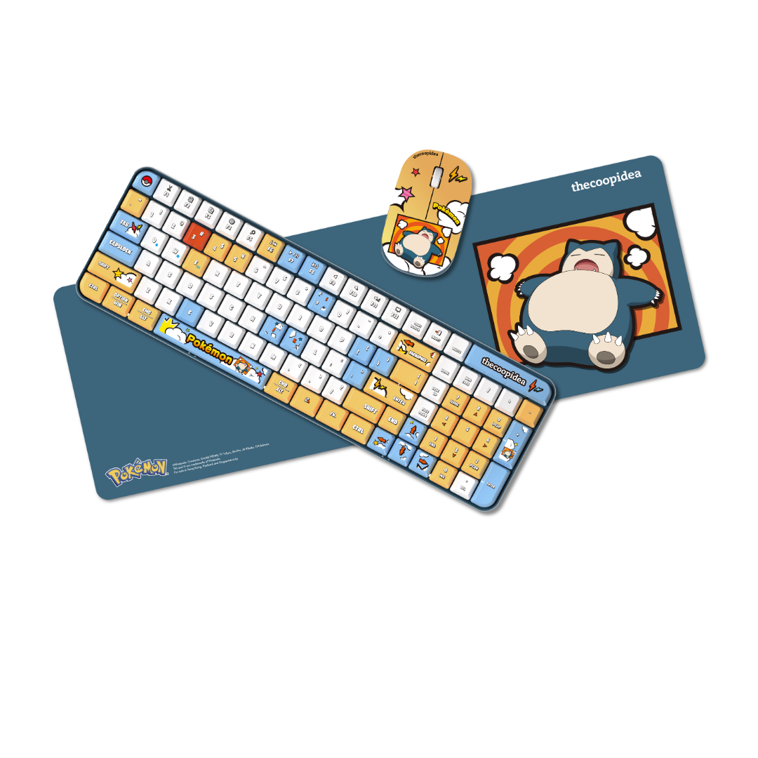 Pokémon Tappy Pro Wireless Keyboard and Mouse Set