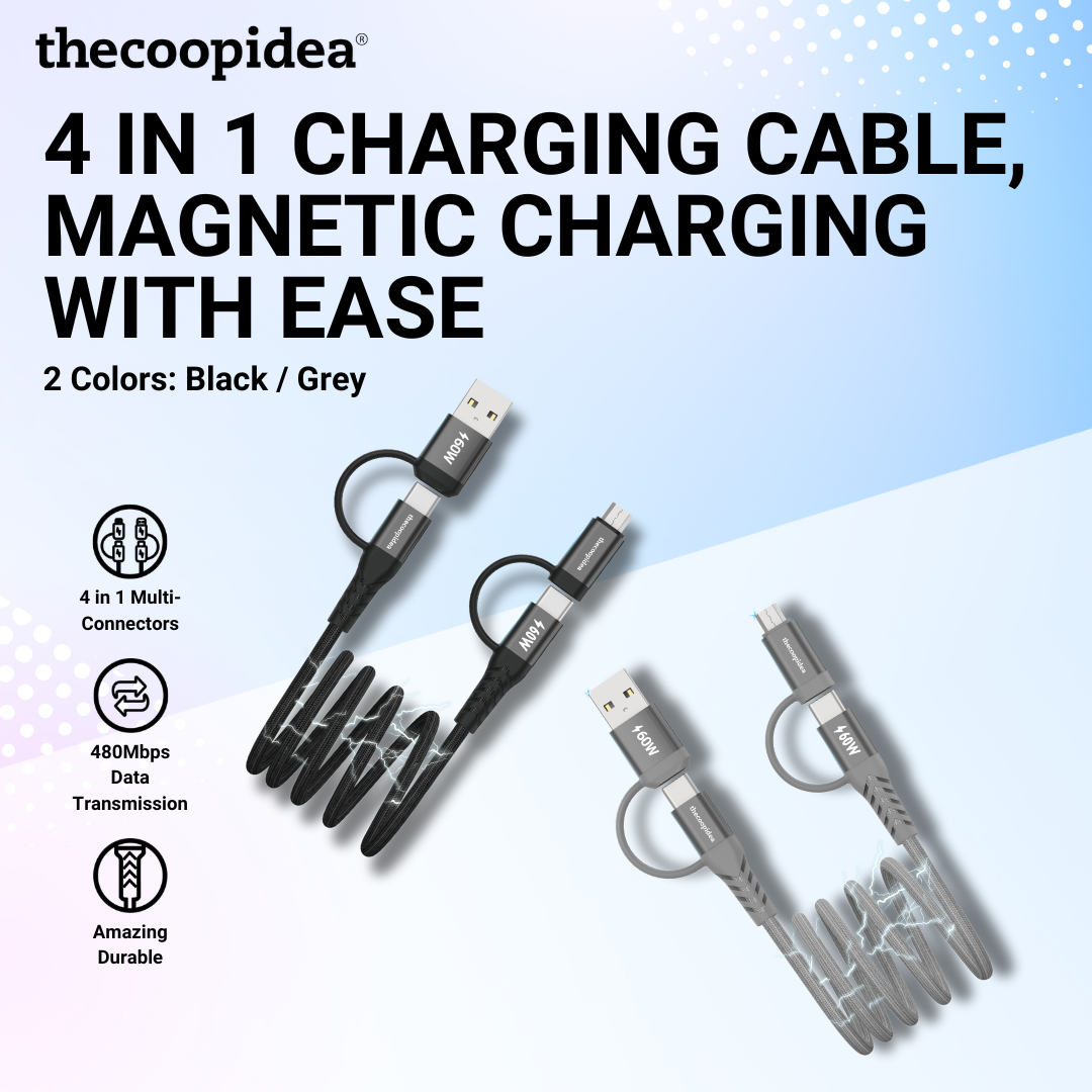 Mag Ultra - 1.2m Magnetic C to C 100W Cable