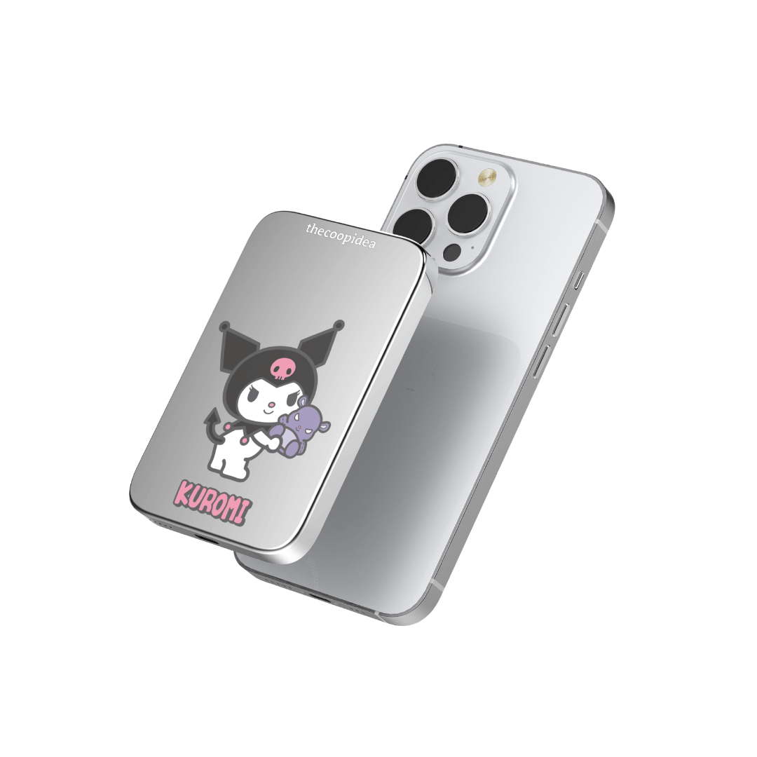 Sanrio Shine Magnetic 5000mAh Powerbank - Kuromi