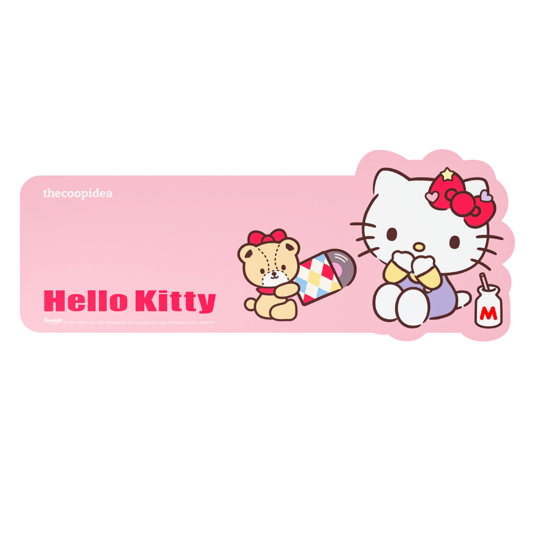 Sanrio RETRO TAPPY Wireless Keyboard & Mouse Set - Hello Kitty