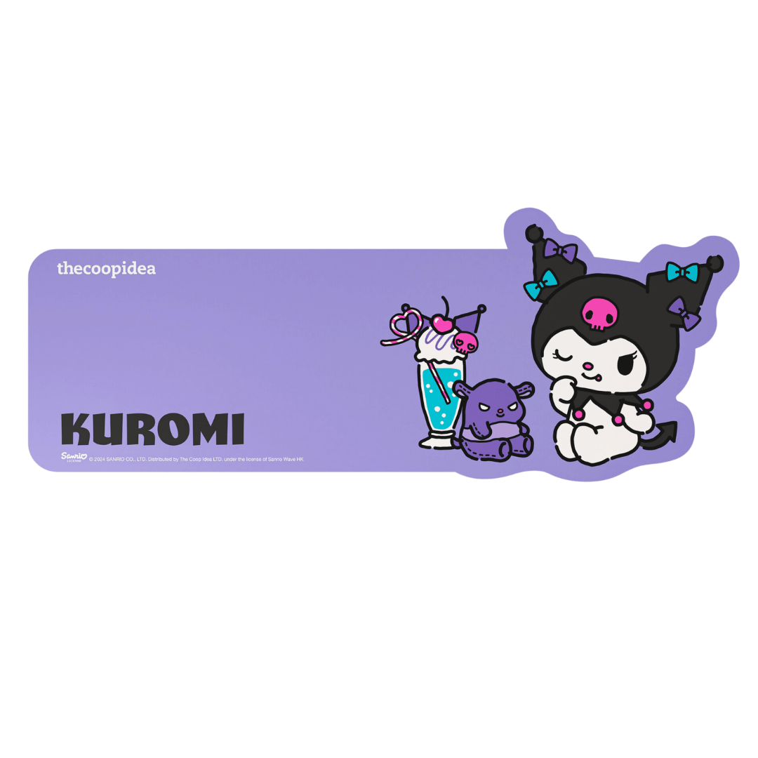 Sanrio RETRO TAPPY Wireless Keyboard & Mouse Set - Kuromi