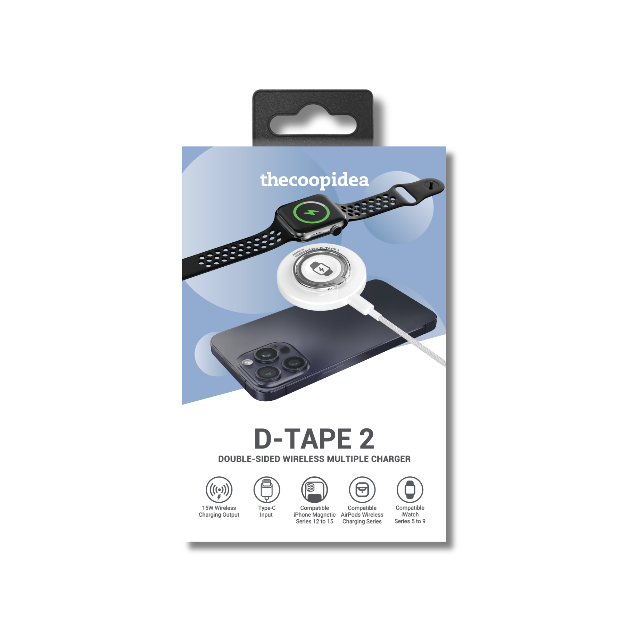 D-TAPE 2 Double-sided Wireless Multiple Charger