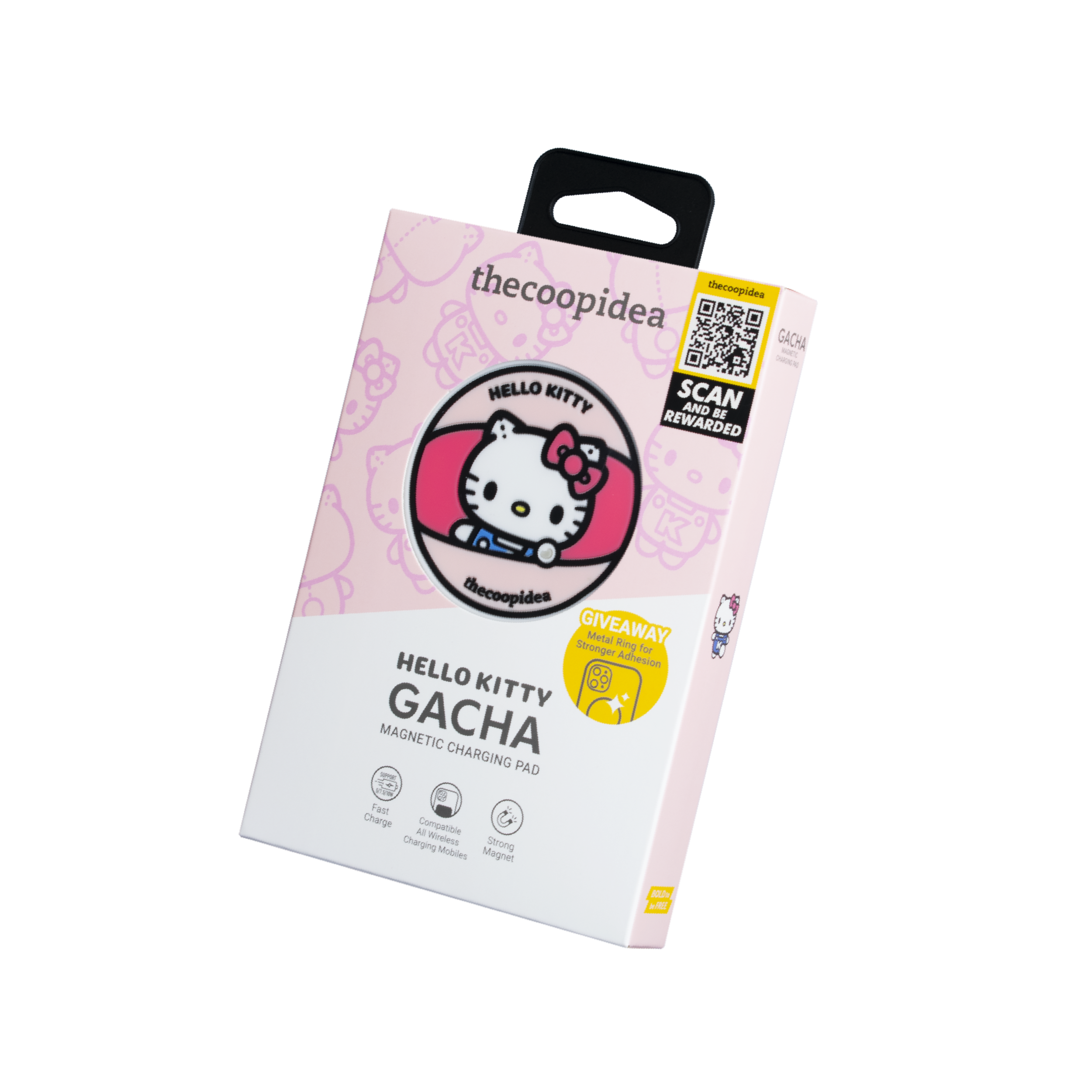 Sanrio GACHA Magnetic Charging Pad - Hello Kitty
