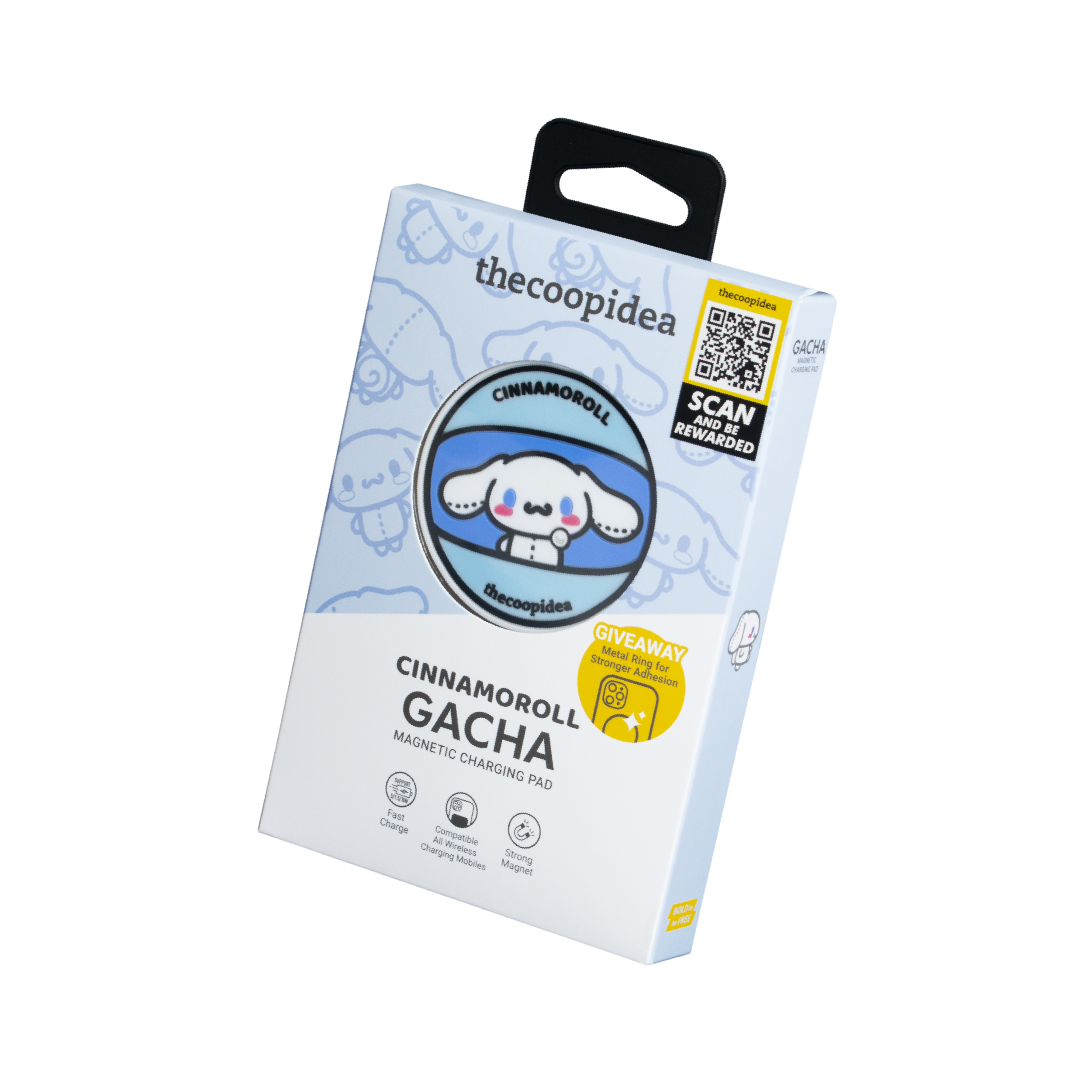 Sanrio GACHA Magnetic Charging Pad - Cinnamoroll